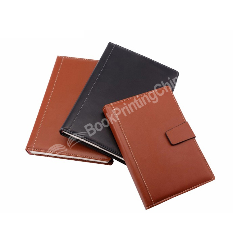 custom pu leather diary printing 1