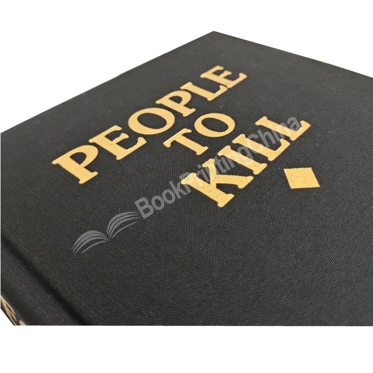 gold foil notebook printing