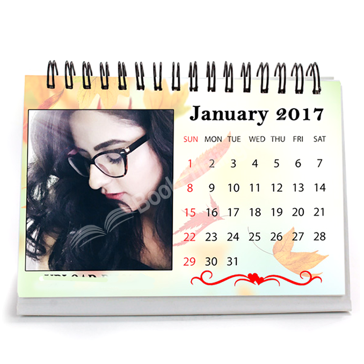 custom desk triangle calendar printing