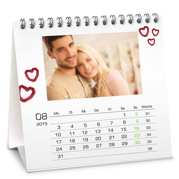 custom desk triangle calendar printing2