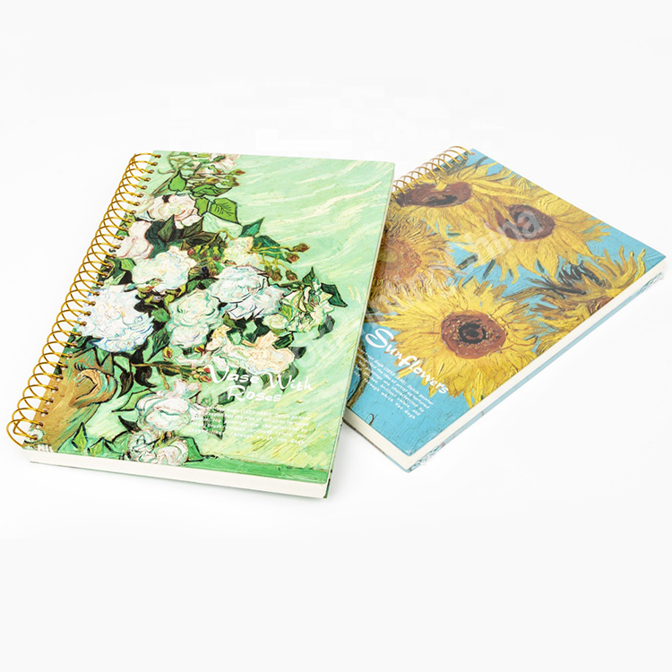 hardcover spiral notebook printing 1