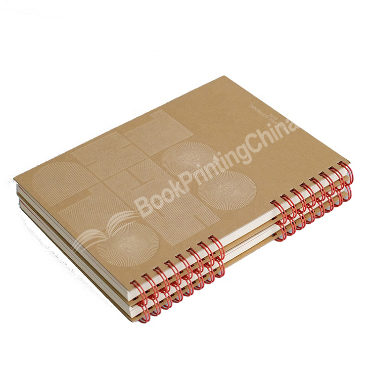 wire o notebook printing with deboss 1