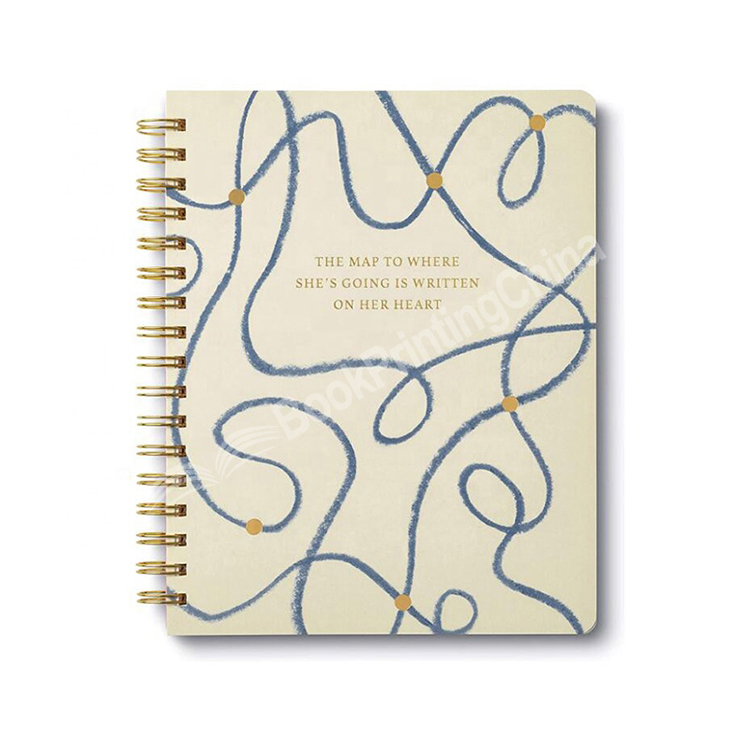 wire bound notebook printing