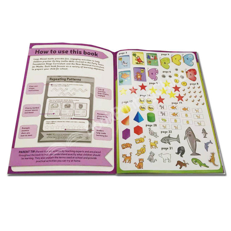 children's sticker book printing