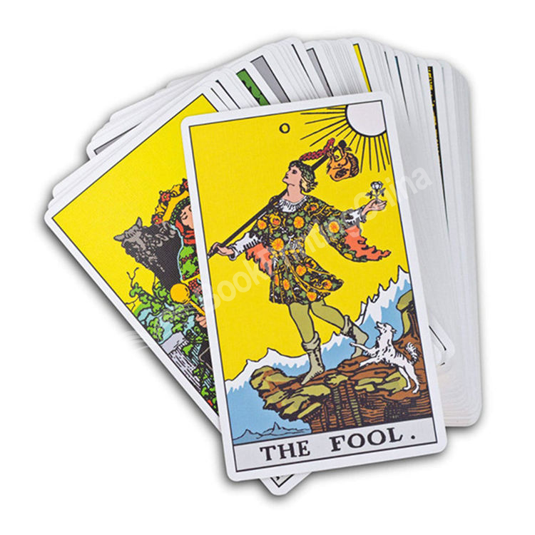 tarot game card deck printing 3