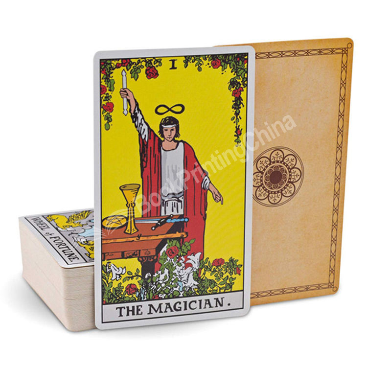 tarot game card deck printing
