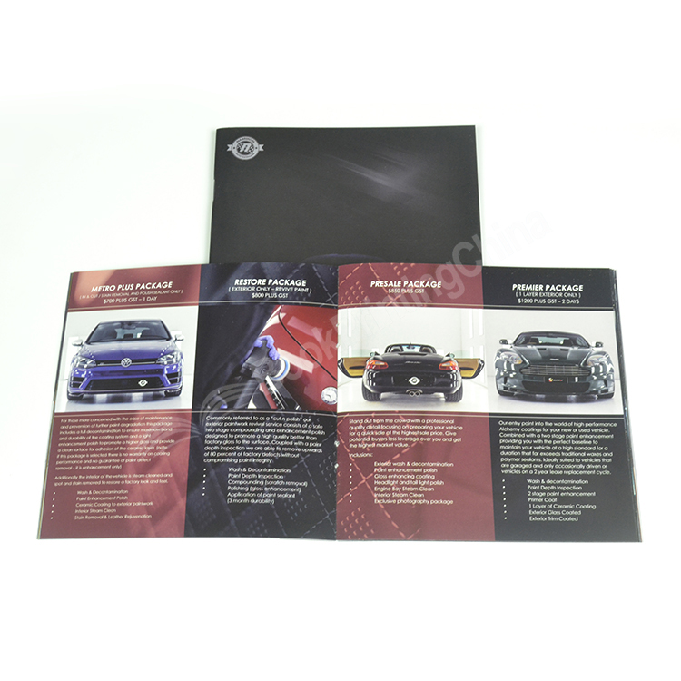 square booklet printing saddle stitch 2