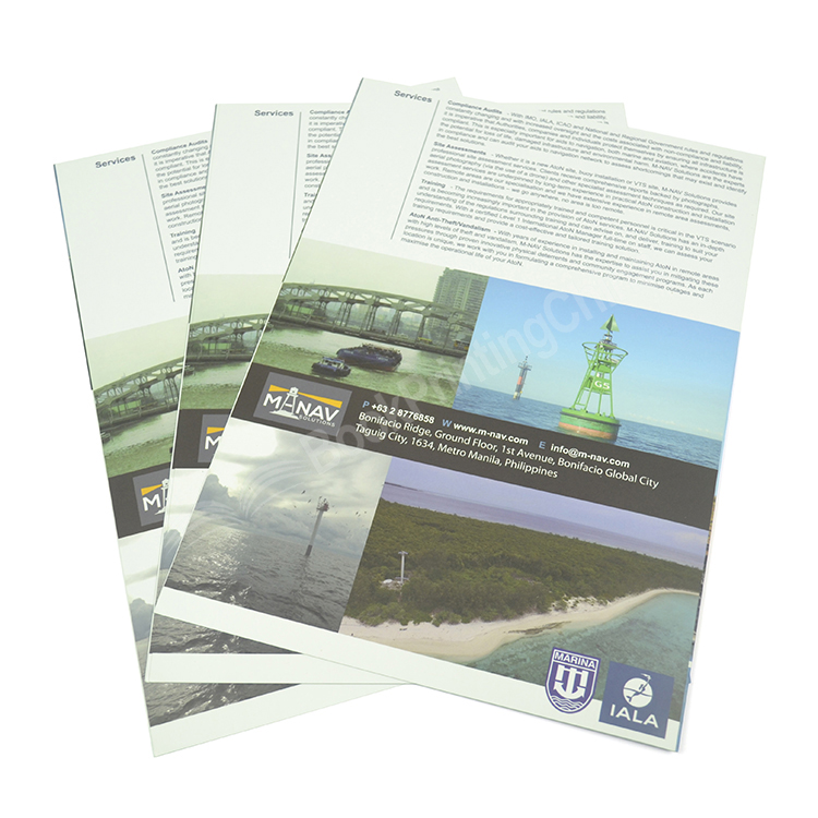 half fold brochure printing 1