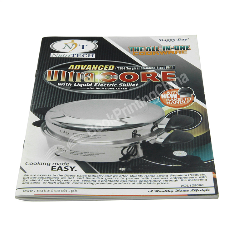 cheap saddle stitch booklet printing