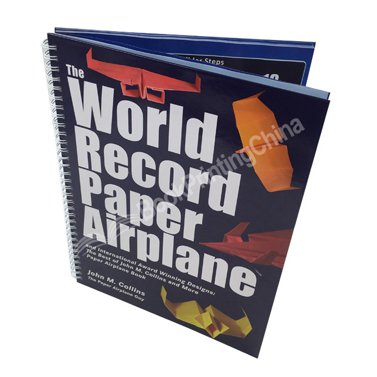 hardcover wire bound book printing 3