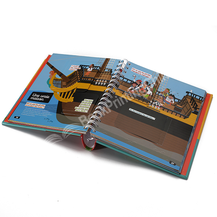 hidden wire o binding children book printing1