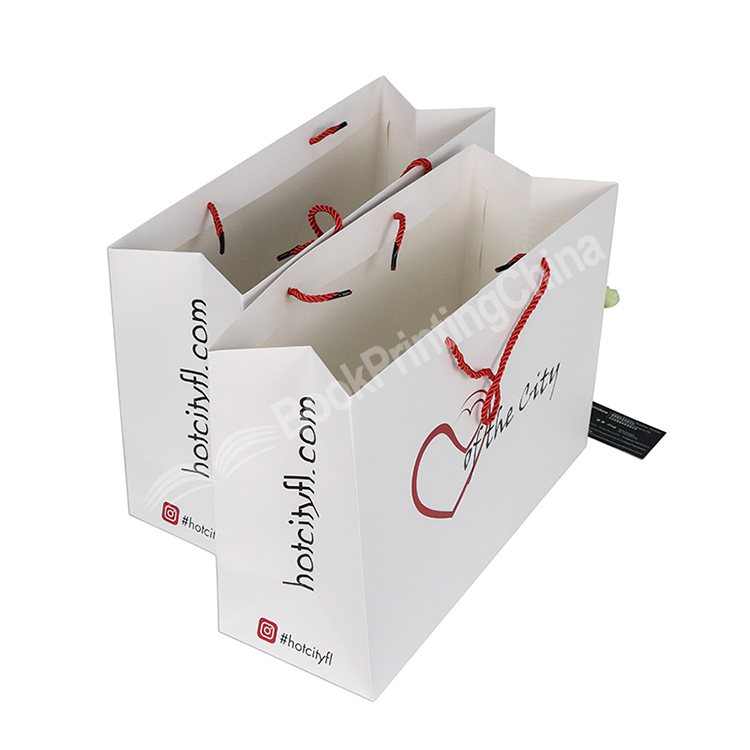 custom white paper bag 3