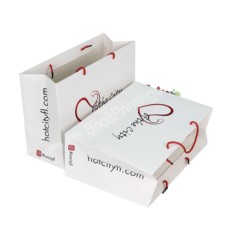 custom white paper bag 1