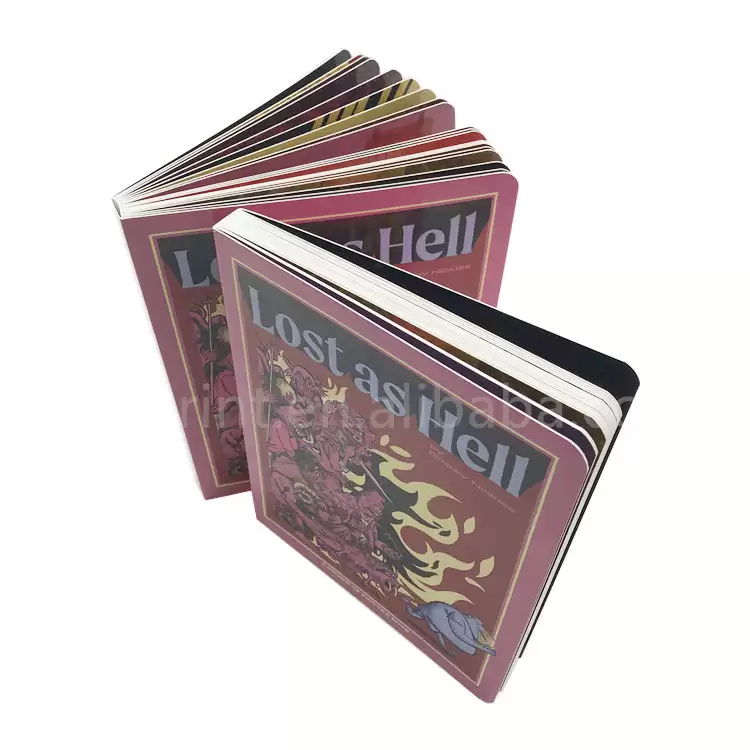 large size portrait board book printing