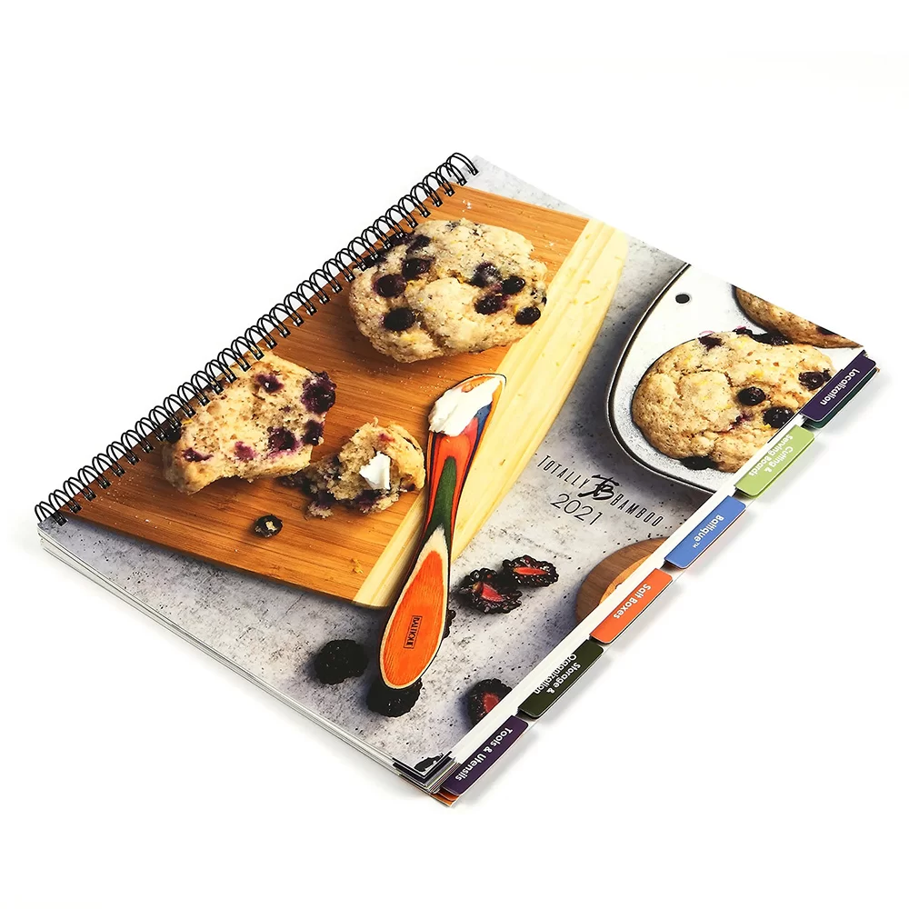 custom book with tabs