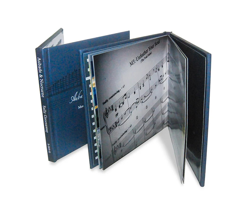 hardcover music book