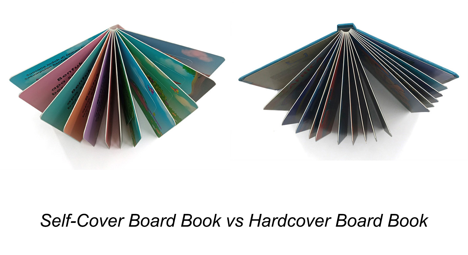 self-cover board book vs hardcover board book