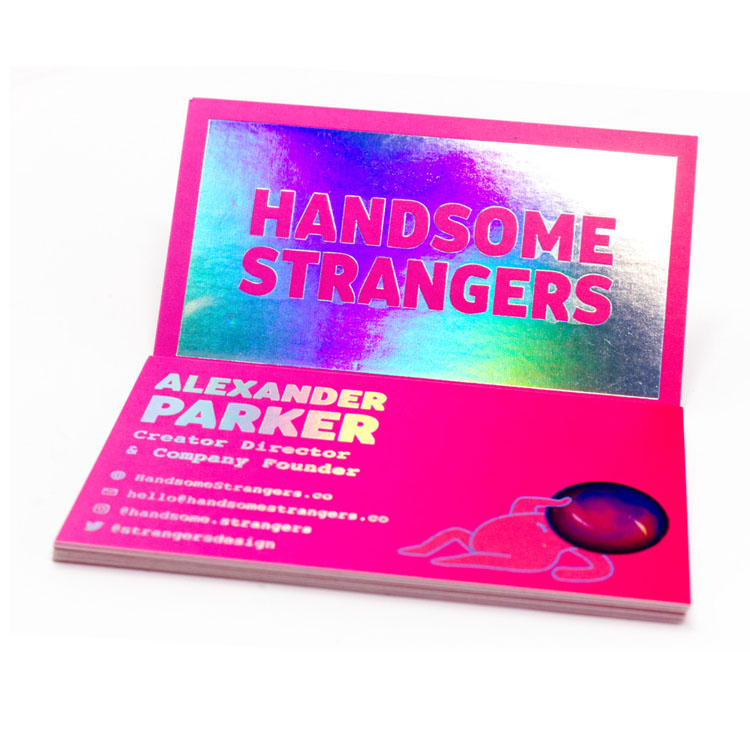 holographic business card