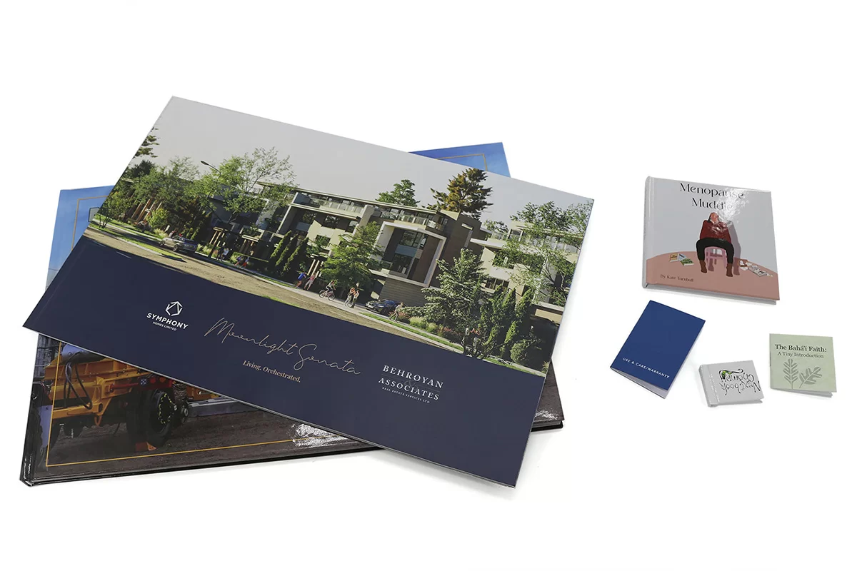 small and large format book printing