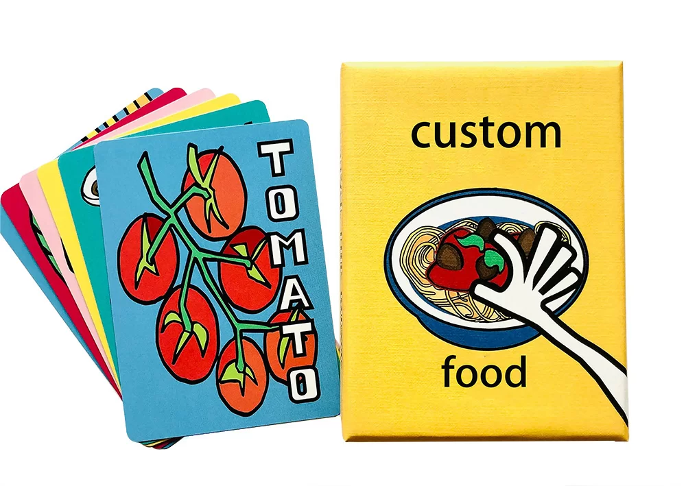 custom educational card deck