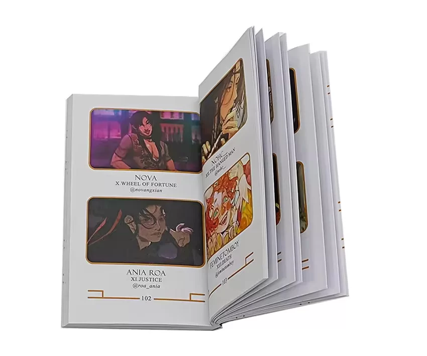 playing card booklet