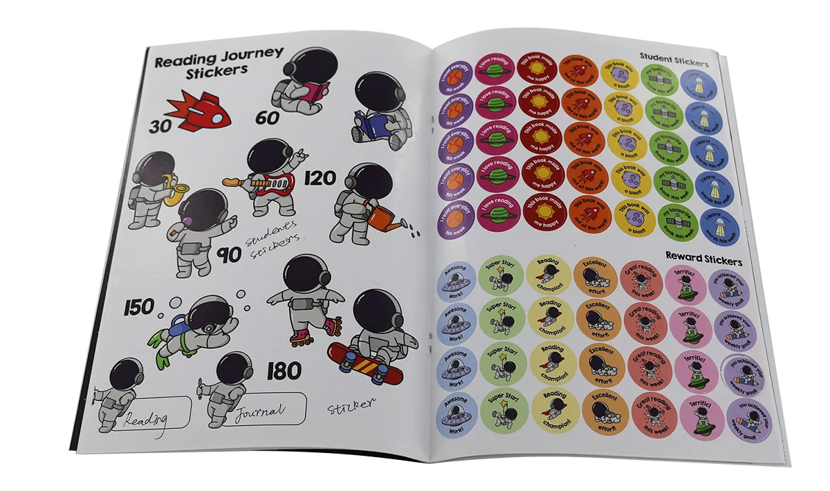 cutsom sticker book
