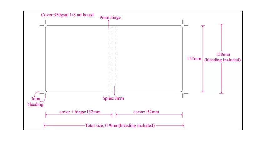 board book cover template