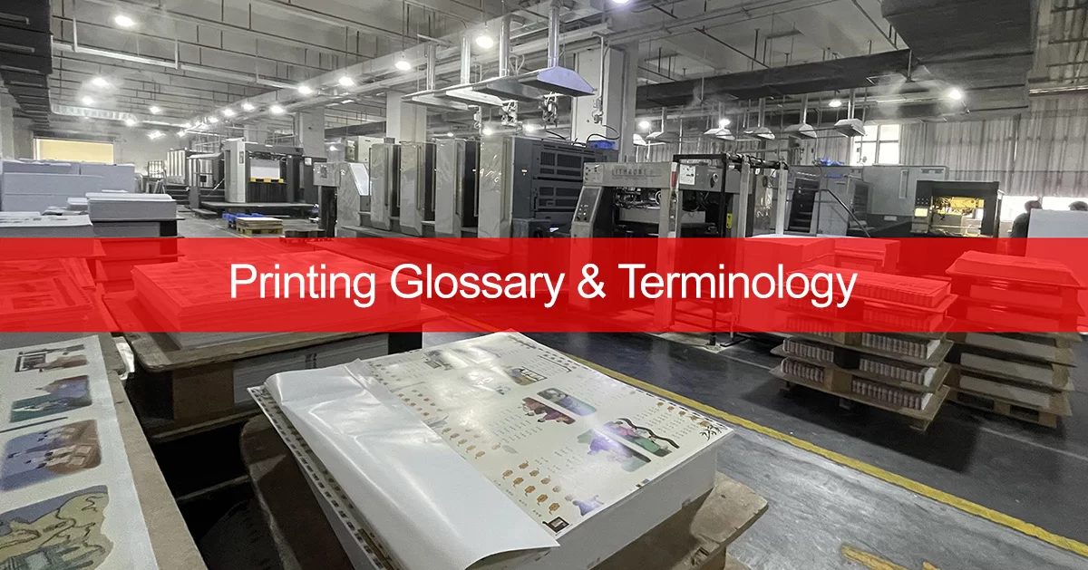 printing glossary