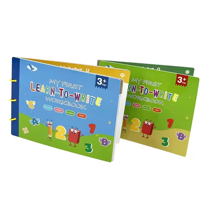 Loose leaf binder rings workbook