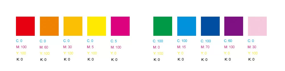 cmyk color chart