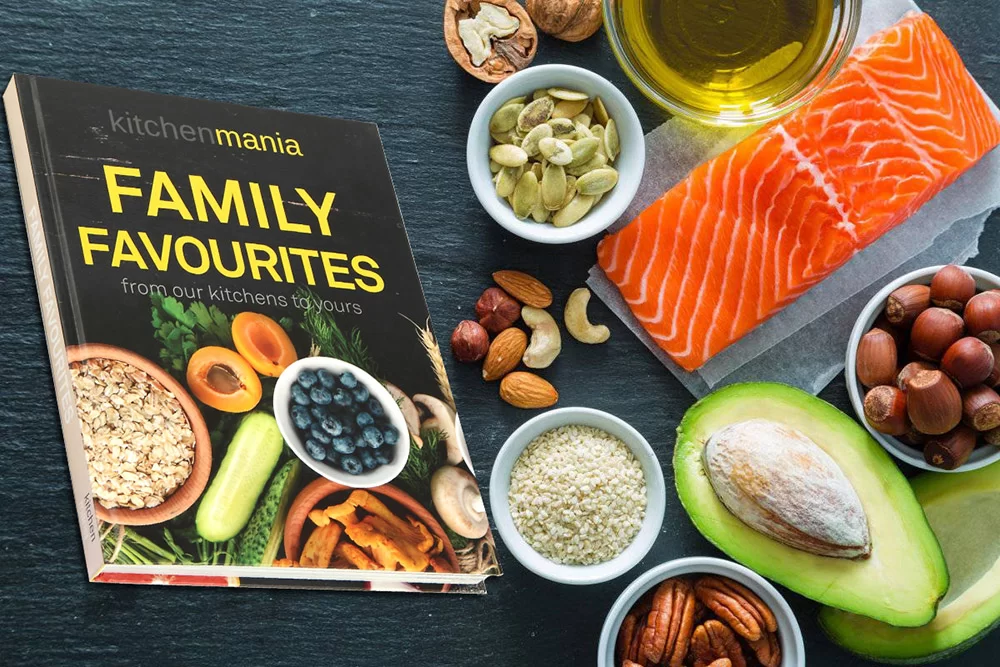 recipe book cover design