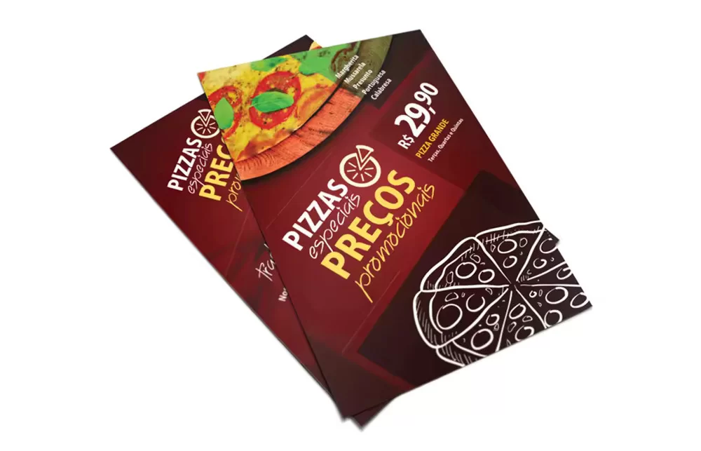 custom flyer marketing material