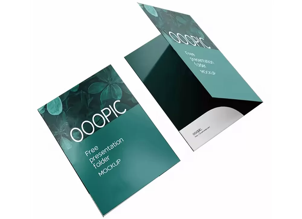 custom folder marketing material