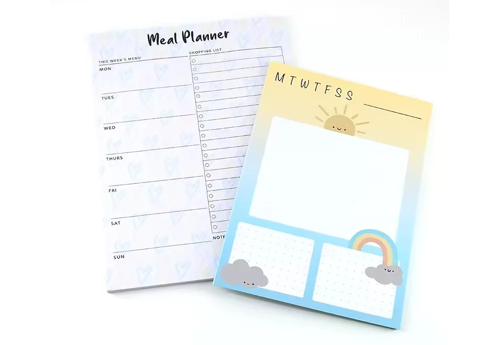 custom notepad marketing material