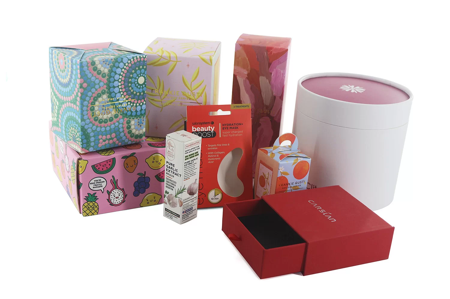 custom package marketing material