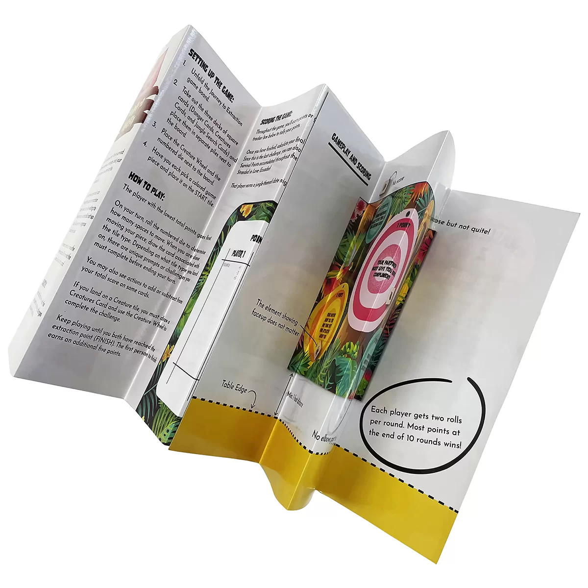 instruction sheets and books