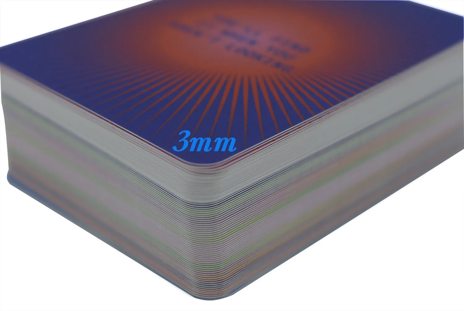 card deck round corner