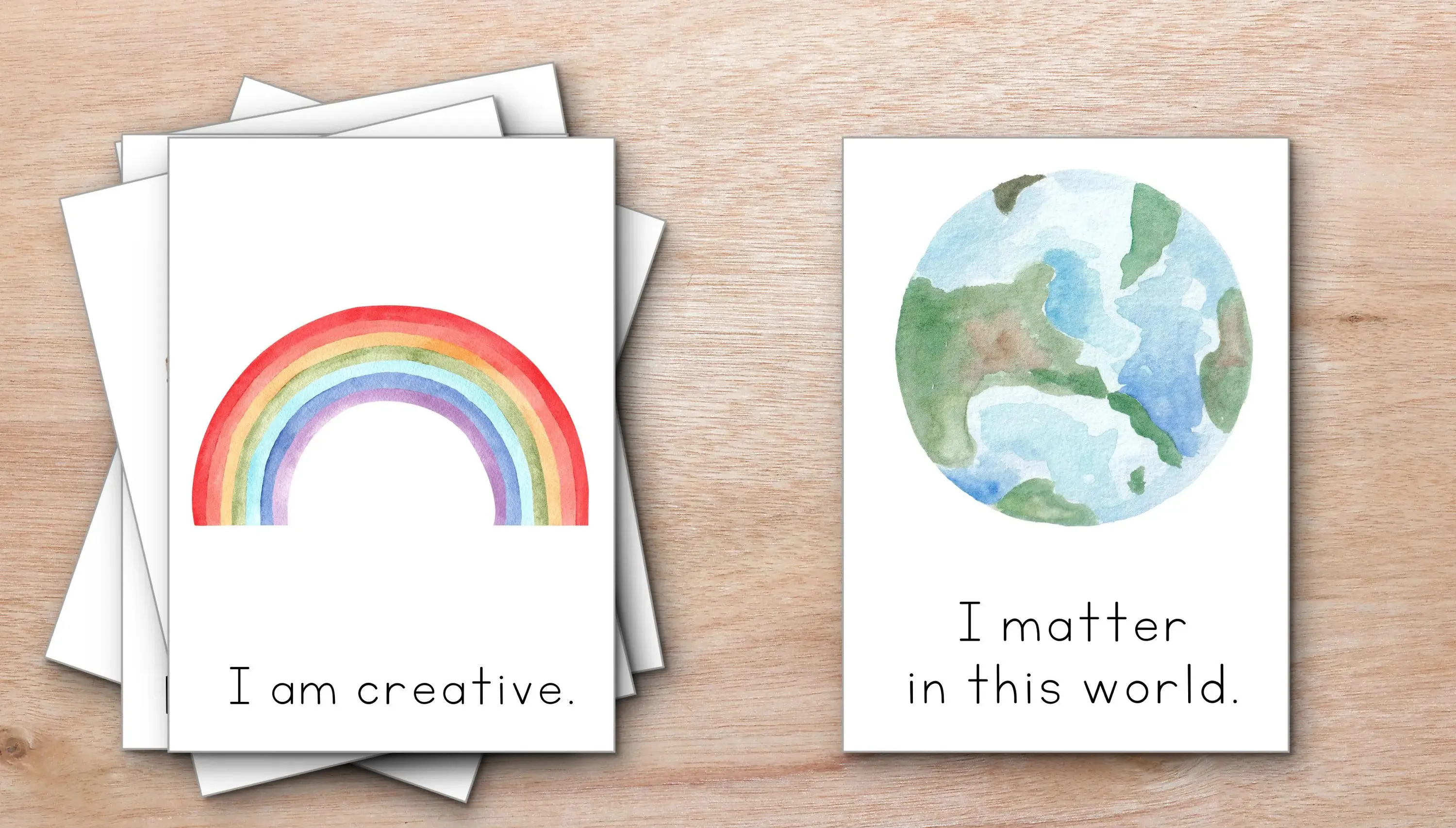 custom affirmation card deck