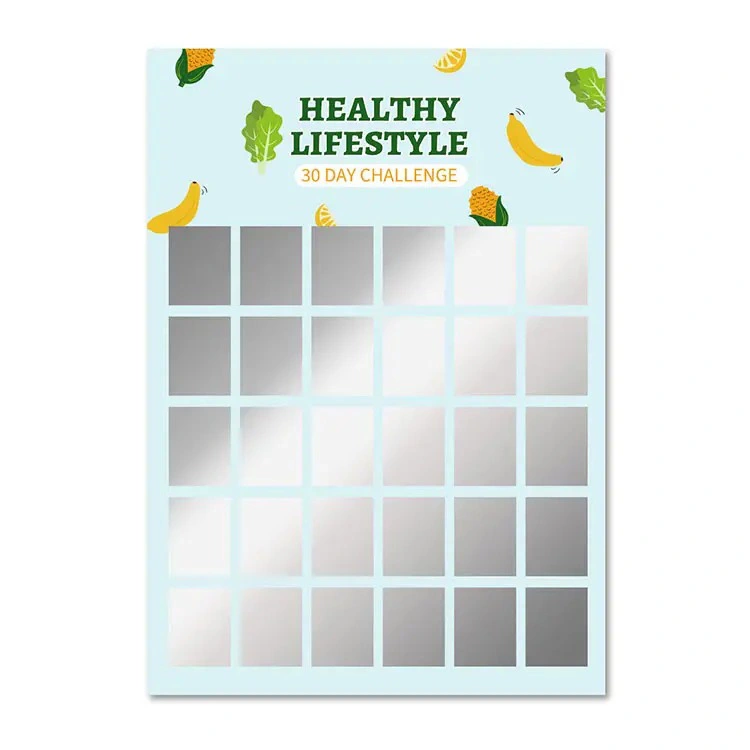 custom scratch off calendar