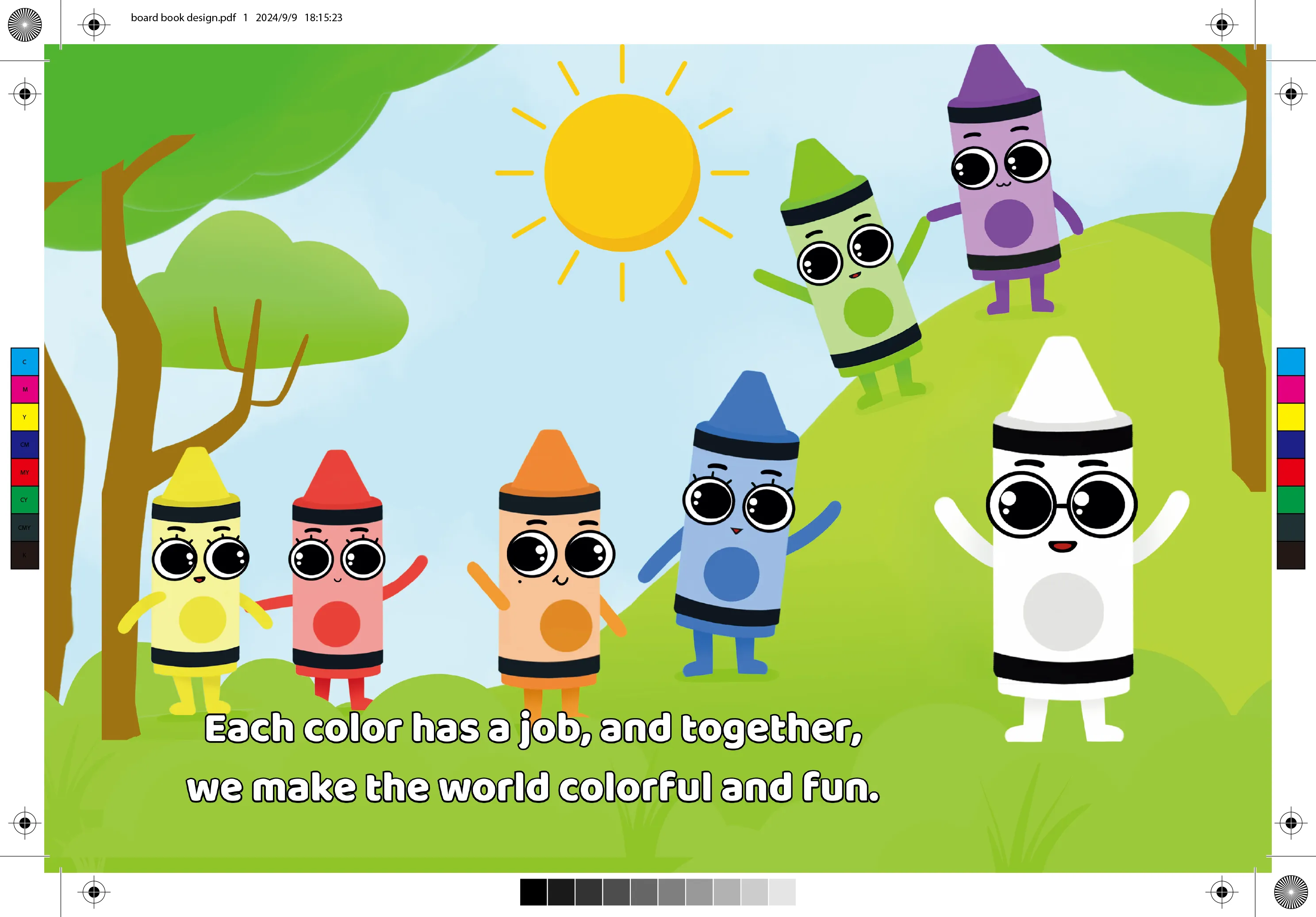 design board book for high quality printing