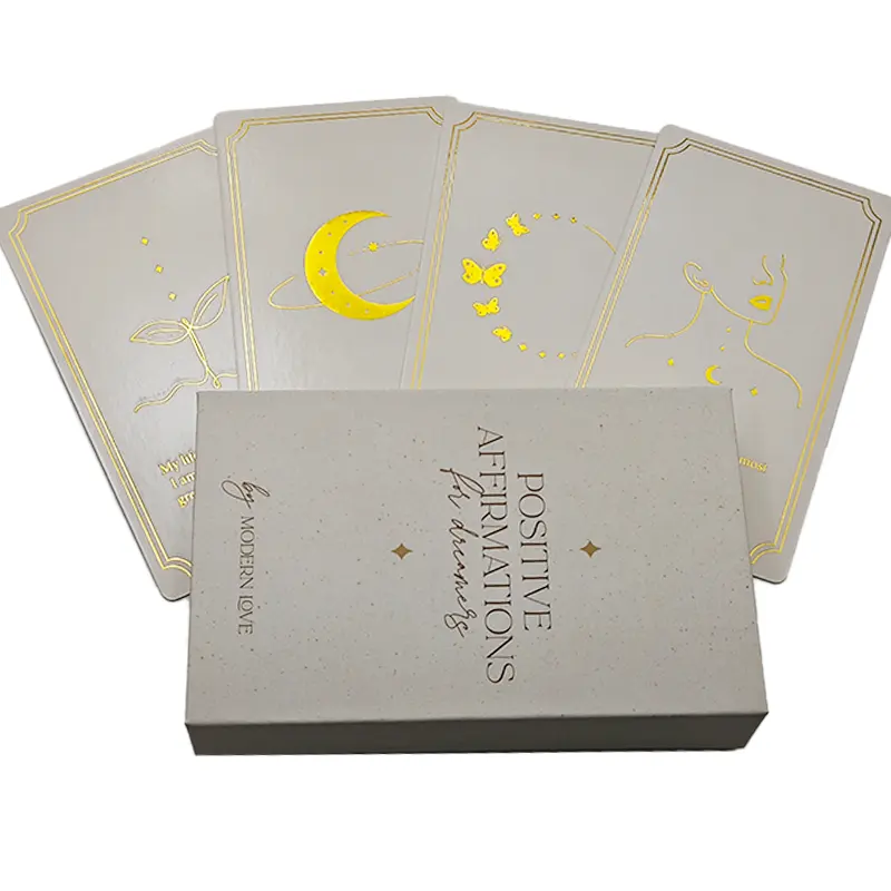 foil stamping affirmation card