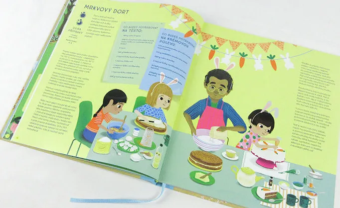 hardcover book with bookmark