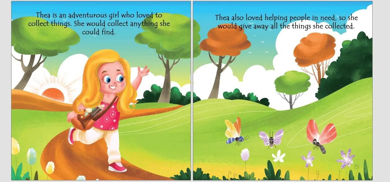 with bright color to design board book