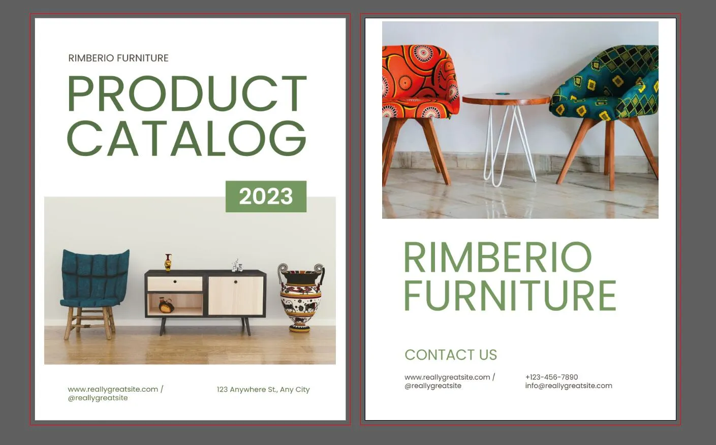 catalog cover design