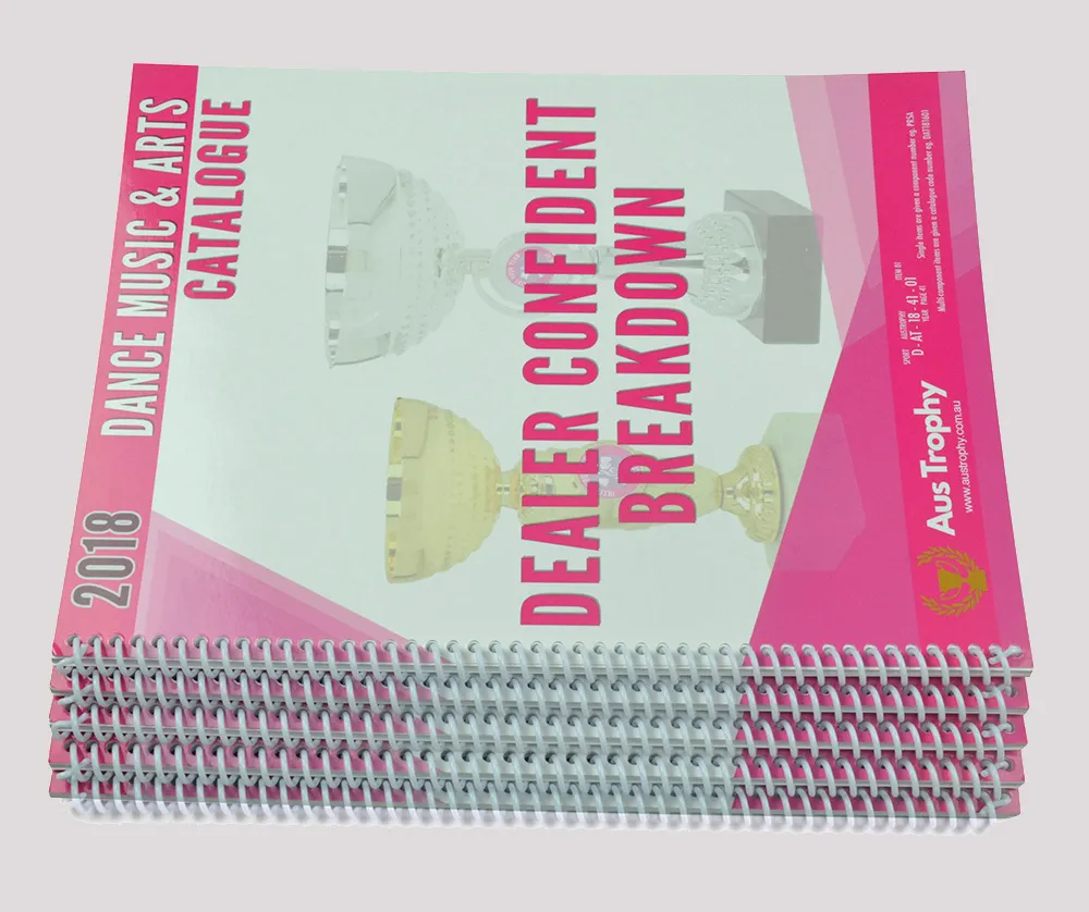 spiral catalog printing
