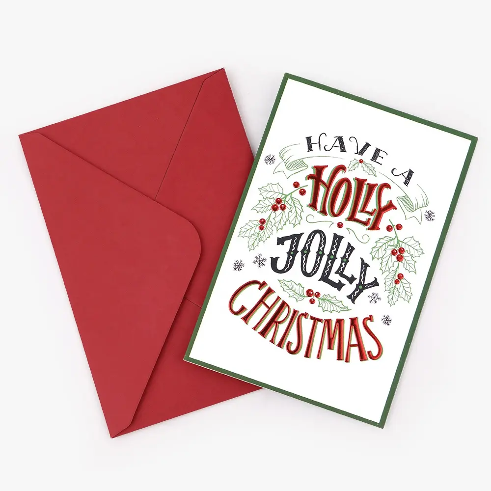 custom envelope for christmas card