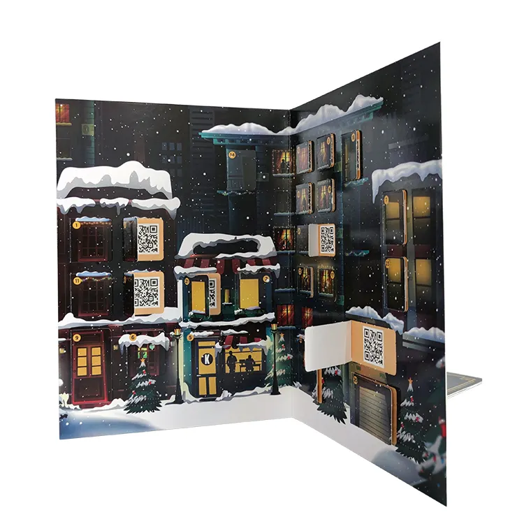 custom advent calendar card