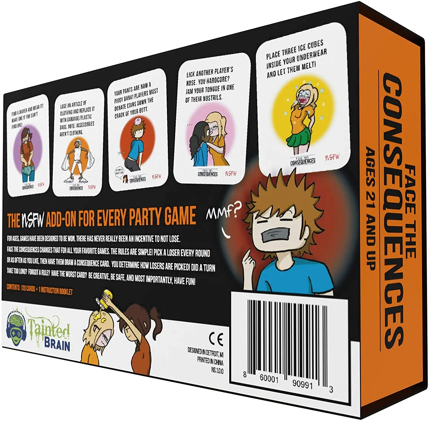 information on board game box