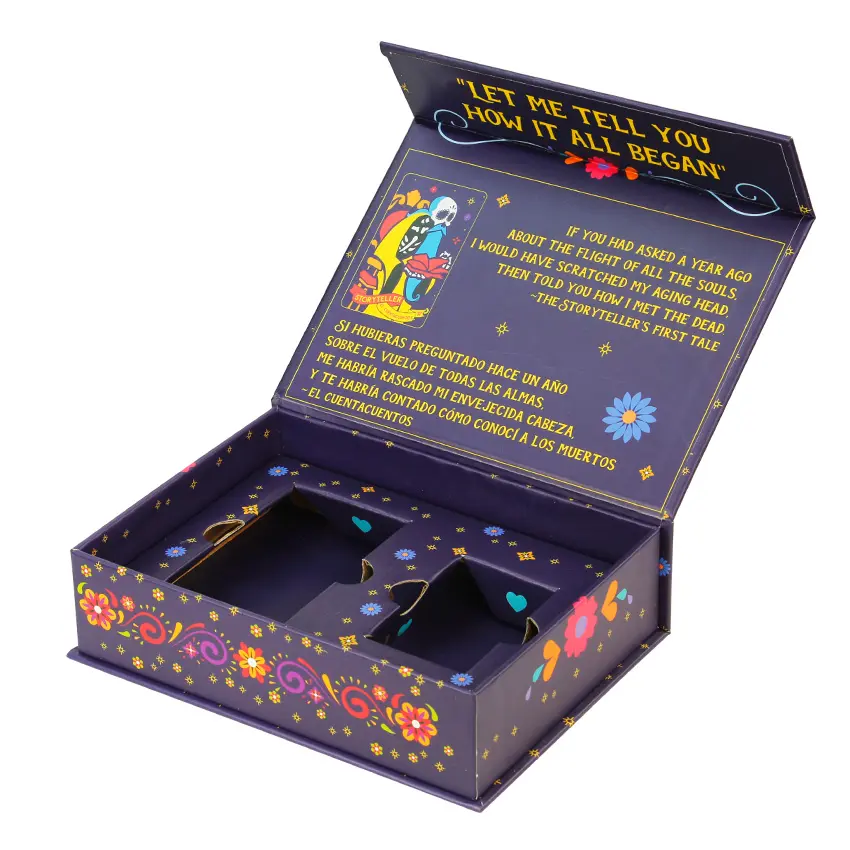 magnetic flip rigid box