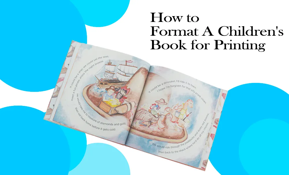 format a children's book